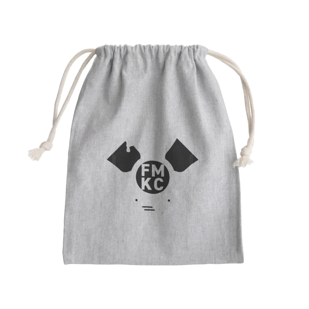 渡邉 和輝 / ドラマーのFMKC_logo_BK Mini Drawstring Bag