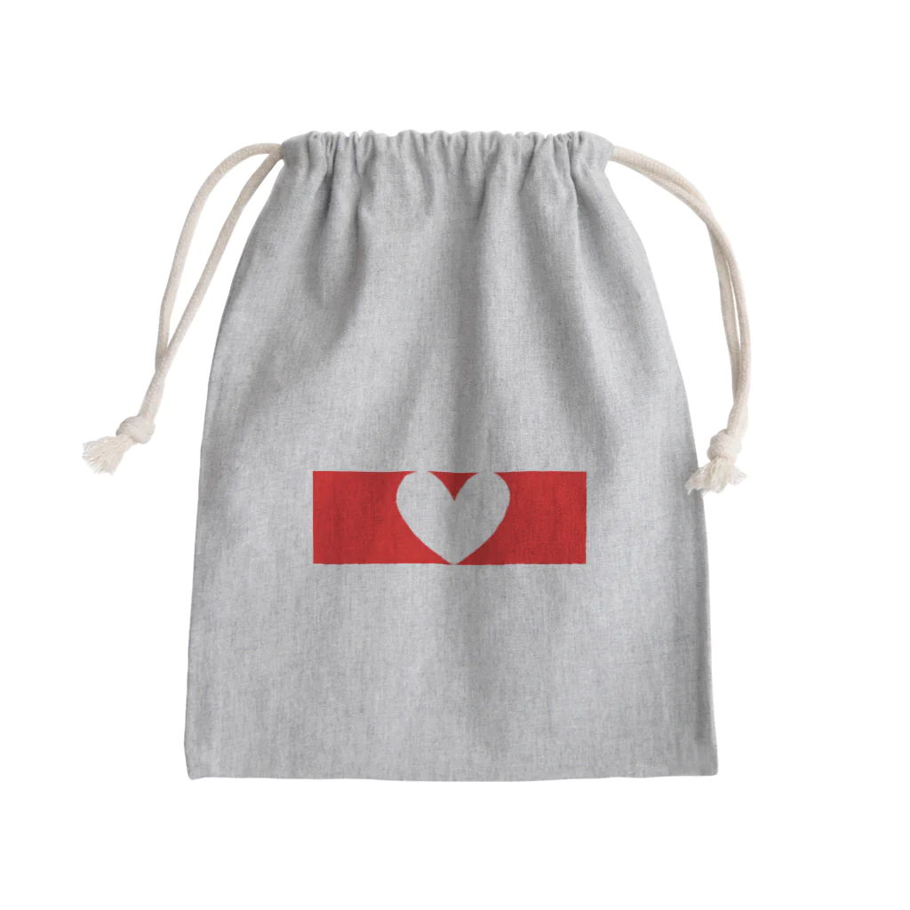 みらいMATEのHEART BOX LOGO TEE きんちゃく