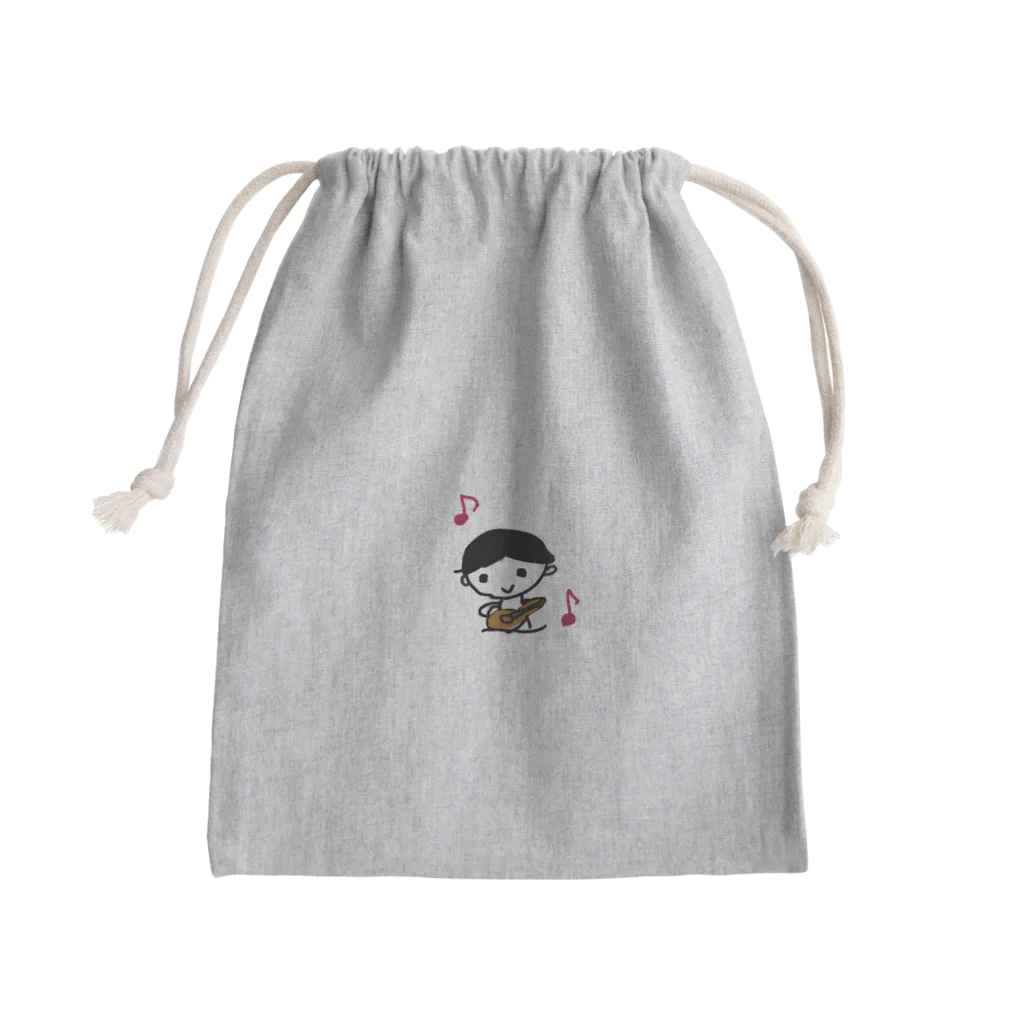 まけいぬしょっぷのウクレレぼうや Mini Drawstring Bag