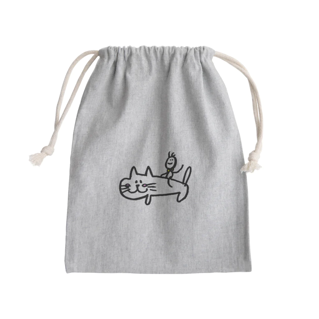 にしまやよのこっそり妖精さん Mini Drawstring Bag