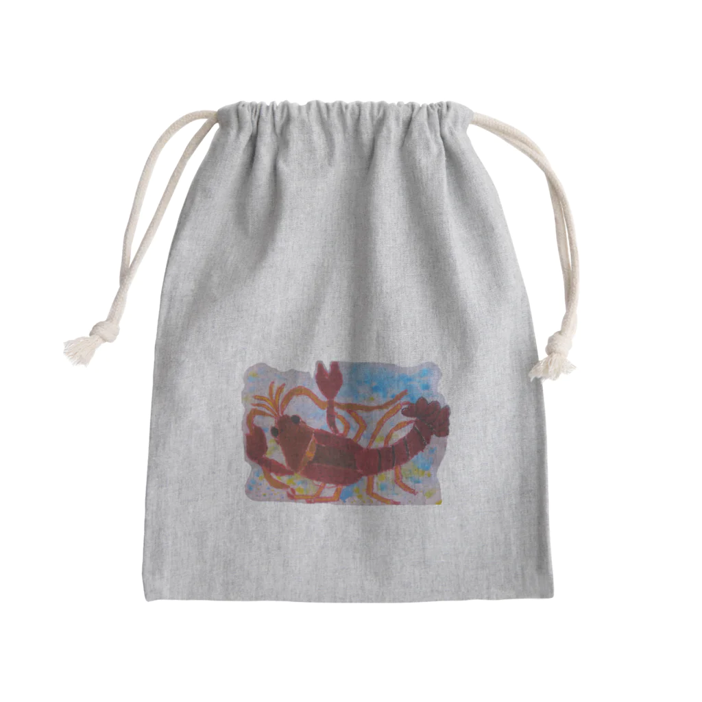 むじらのザリガニ Mini Drawstring Bag