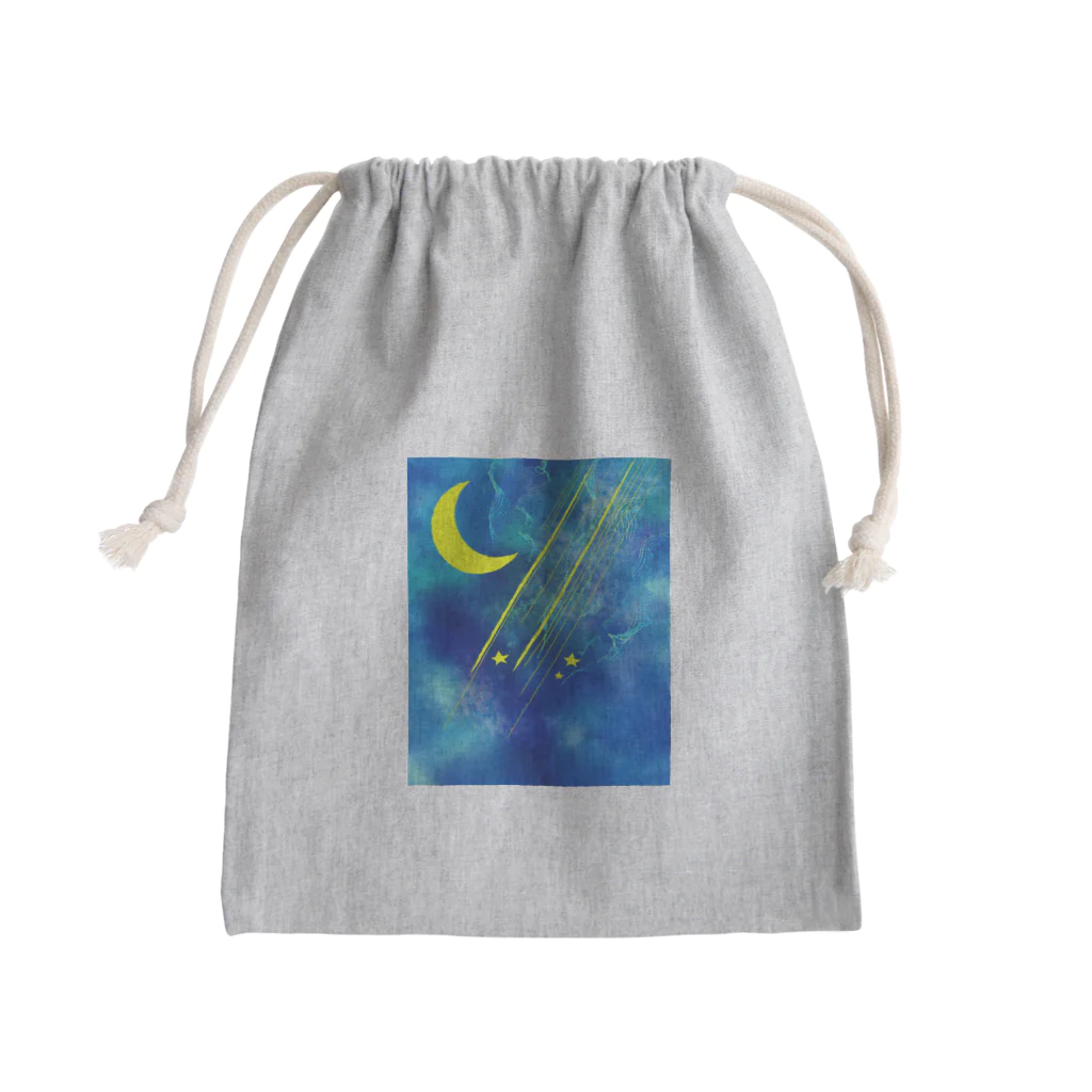 らくがき堂の夜空 Mini Drawstring Bag