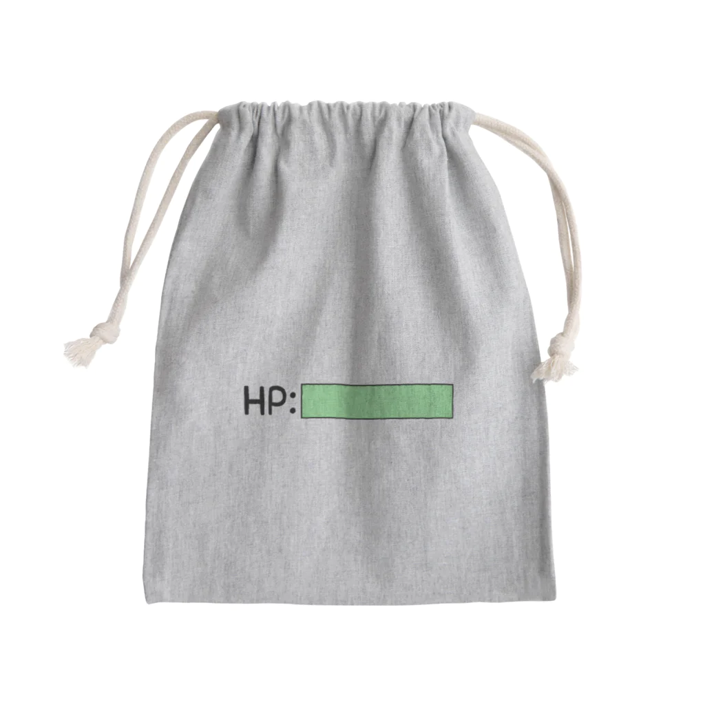 Yatamame-縁-のHPは満タンです！ Mini Drawstring Bag