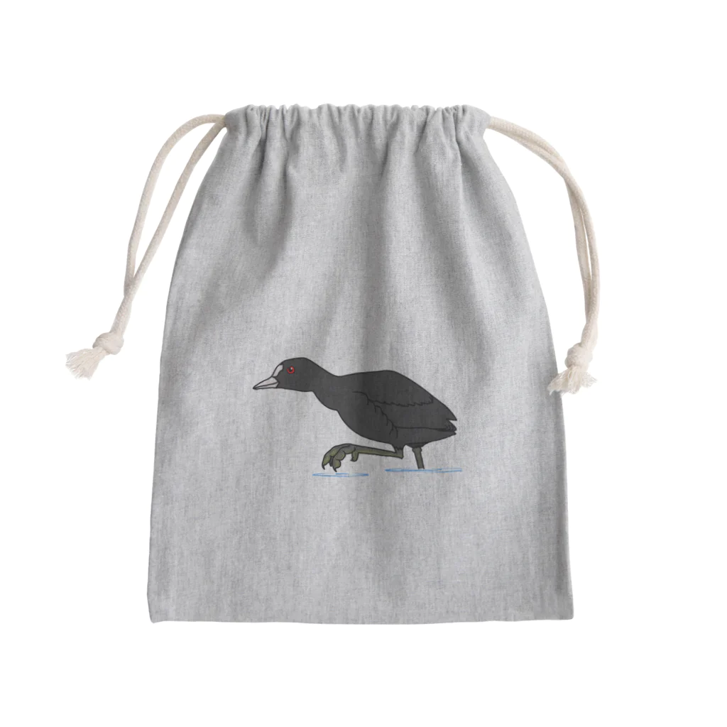 さくぺろのオオバン Mini Drawstring Bag