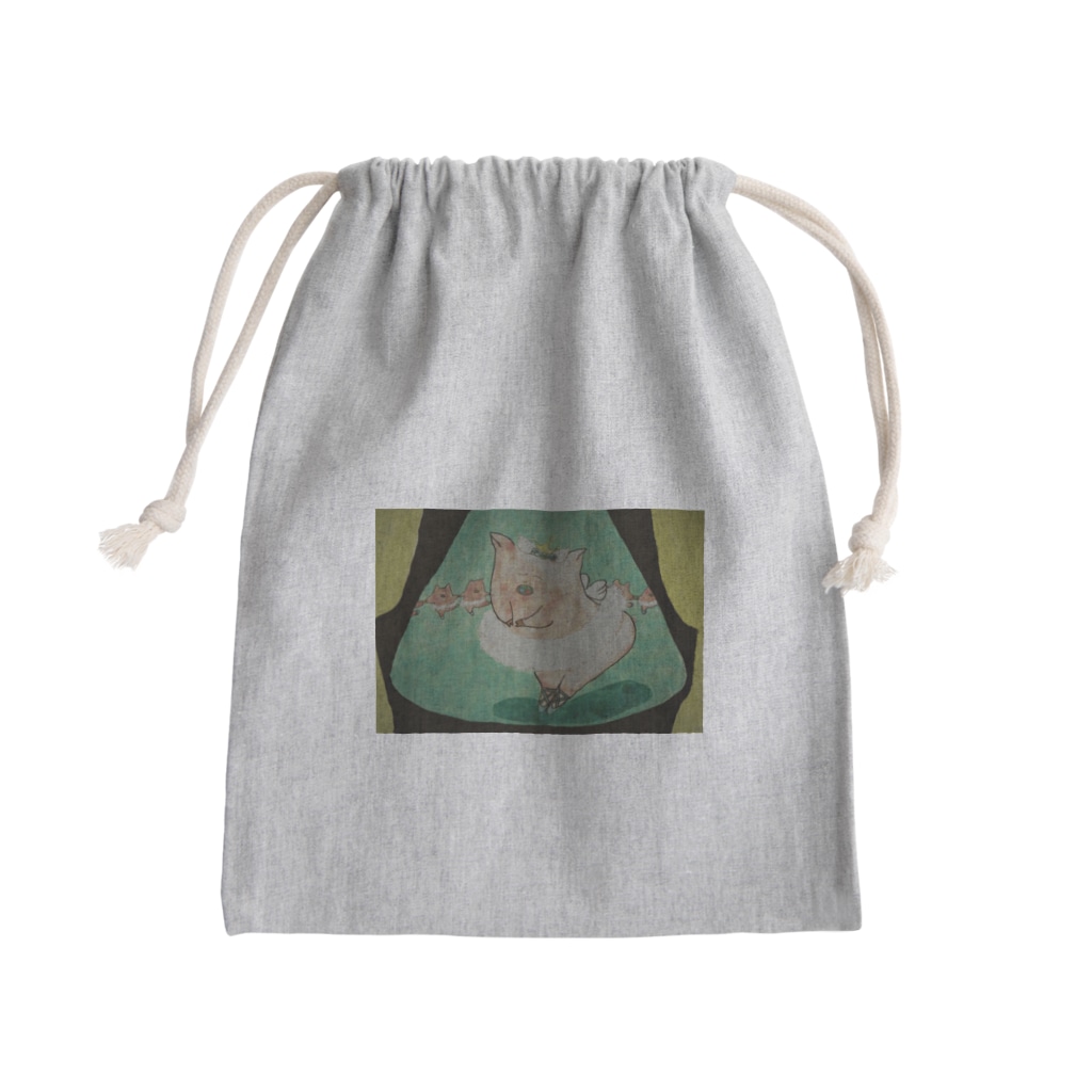 花と雲のバレリーナドロシー Mini Drawstring Bag