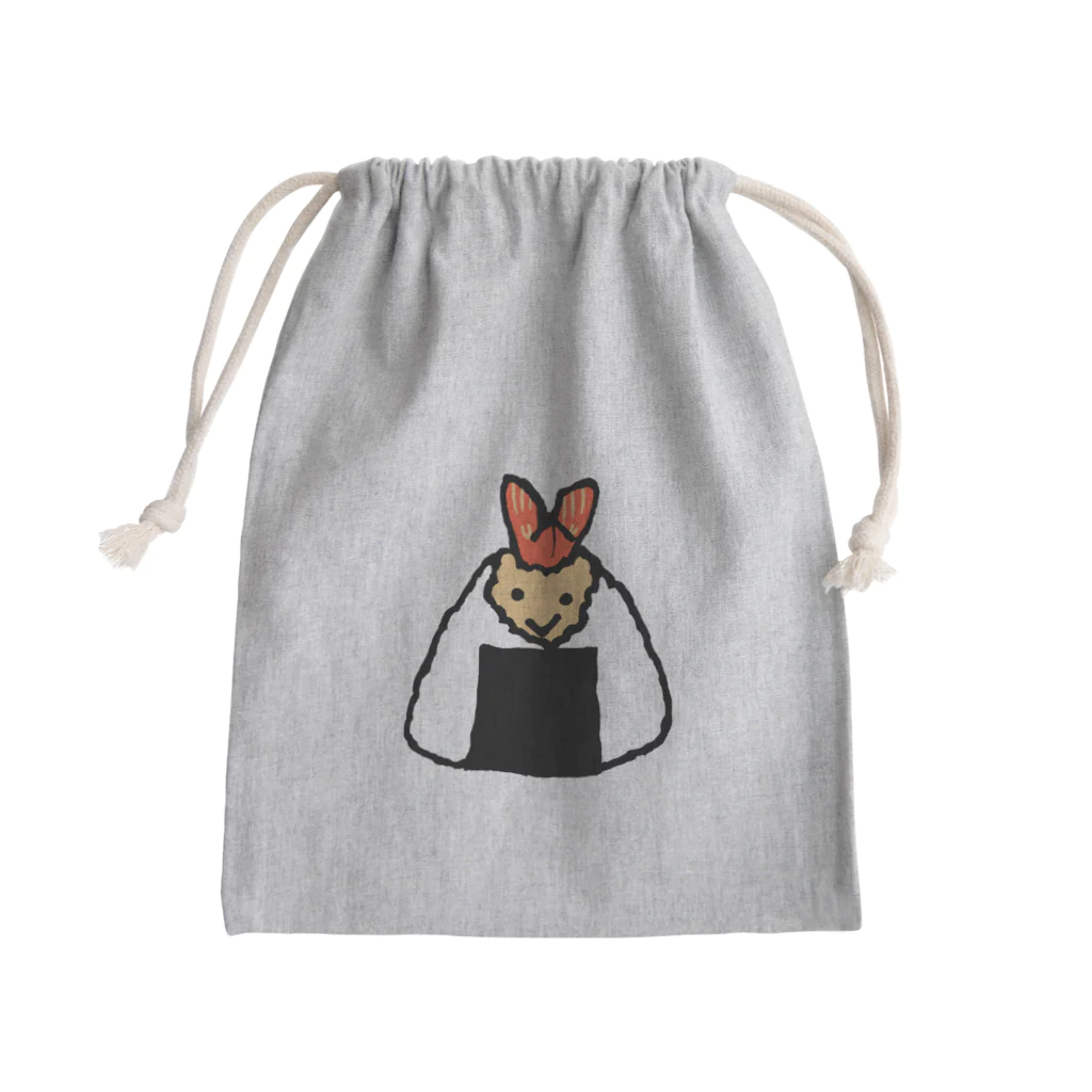 segasworksの笑顔のおむすび（天むす） Mini Drawstring Bag