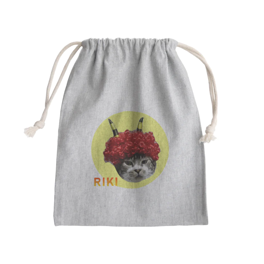 RIKICHANNEL OFFICIAL SHOPの赤鬼リキちゃん Mini Drawstring Bag