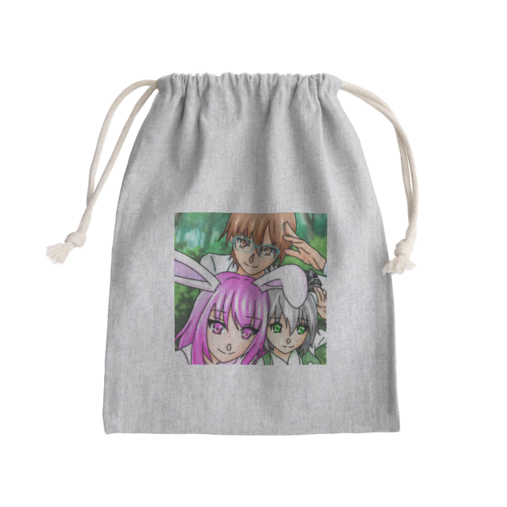 水取キキョウのききょうどみょんバッグ Mini Drawstring Bag