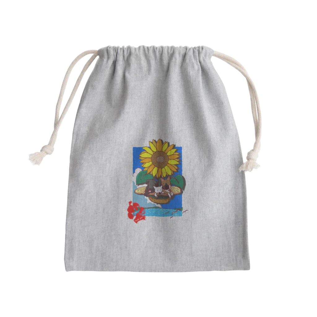 やまちゃん/yamachanのガクとなつやすみ Mini Drawstring Bag