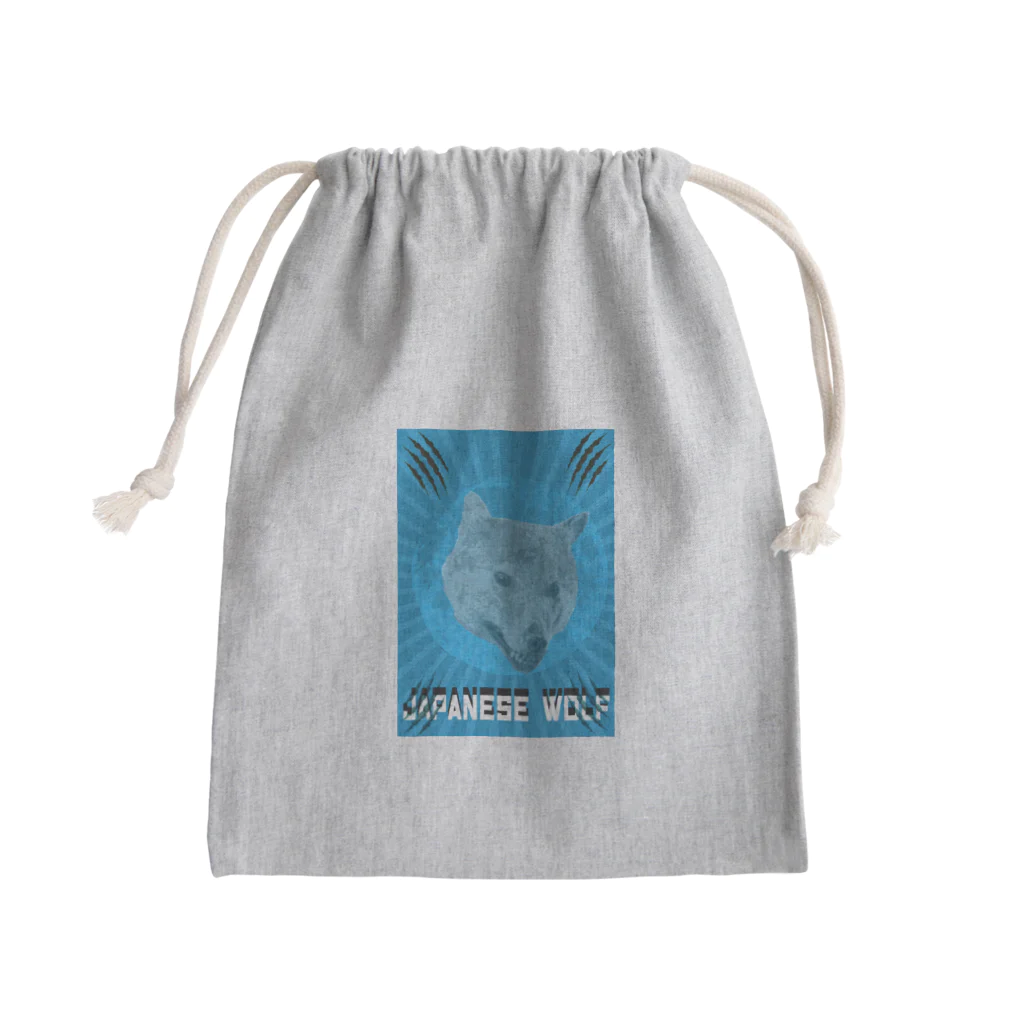 Danke Shoot Coffeeの🐺Japanese Wolf 🐺 Mini Drawstring Bag