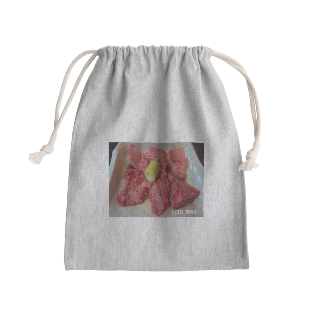 ミーミーショップのいつぞやのお肉 Mini Drawstring Bag