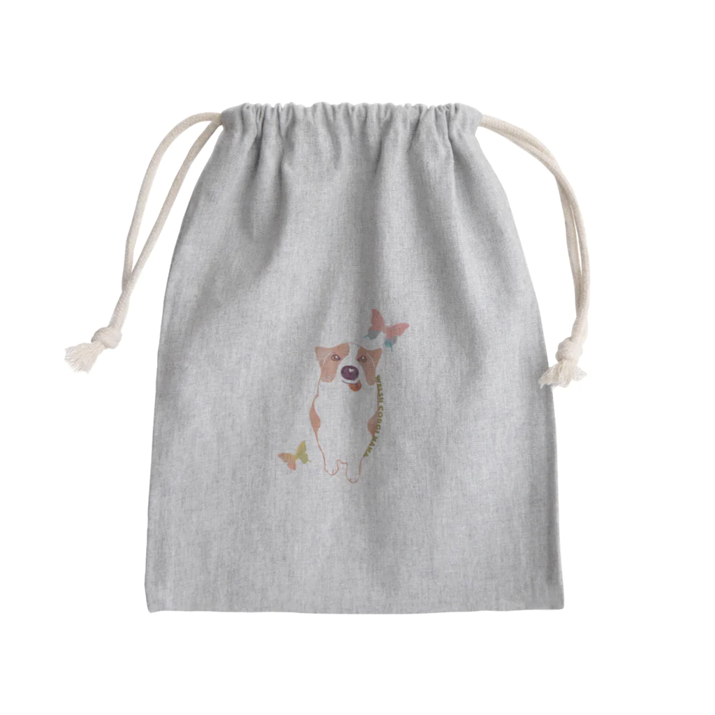 コヌイのアトリエのコーギー犬のナナVOL.3 Mini Drawstring Bag