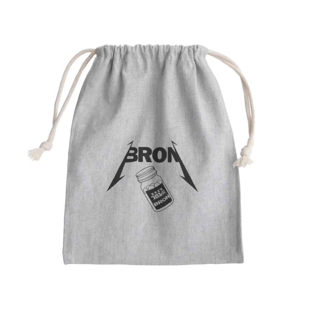 nanaartのブロン巾着 Mini Drawstring Bag