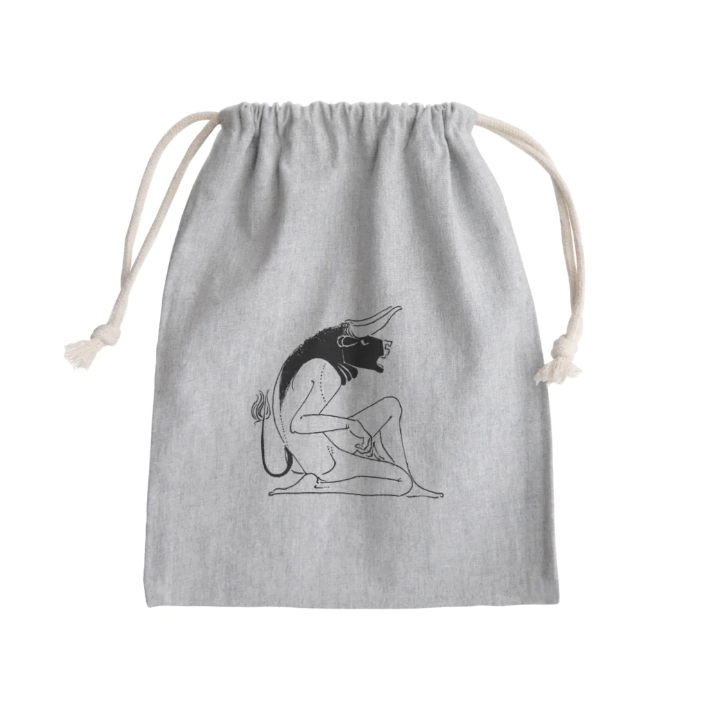 奥田久重のミノタウルス Mini Drawstring Bag