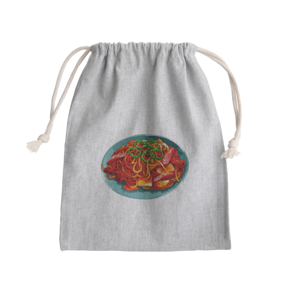 五重 紫兎花のナポリタン Mini Drawstring Bag