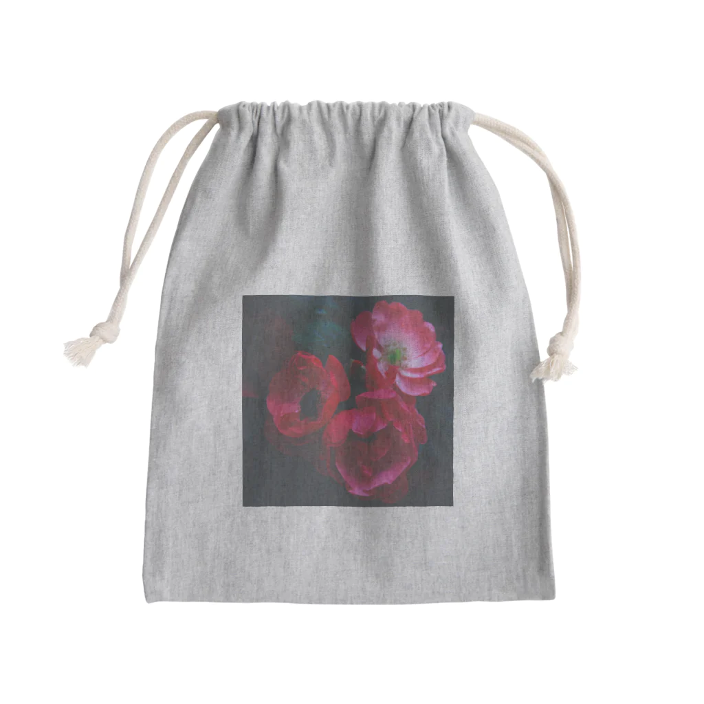 ぱふんうにのみつばち Mini Drawstring Bag