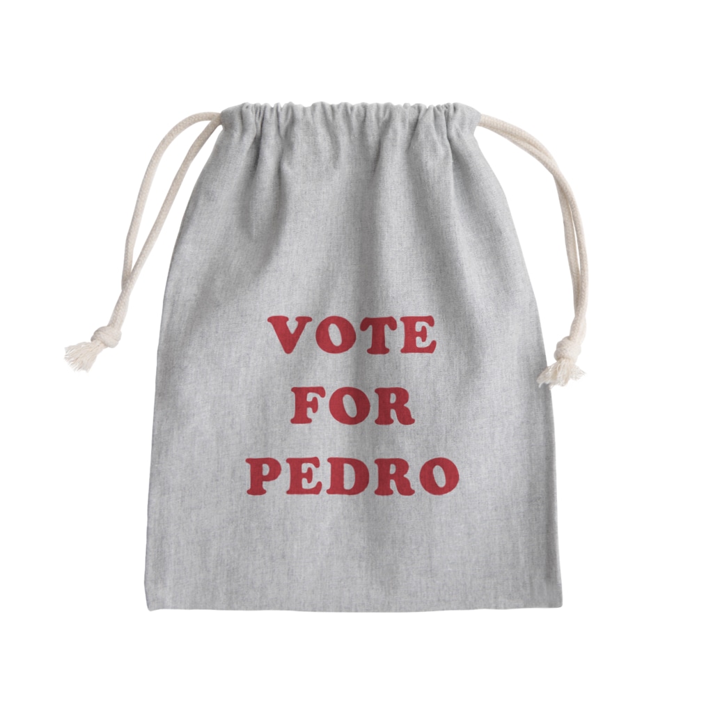 stereovisionのVOTE FOR PEDRO Mini Drawstring Bag