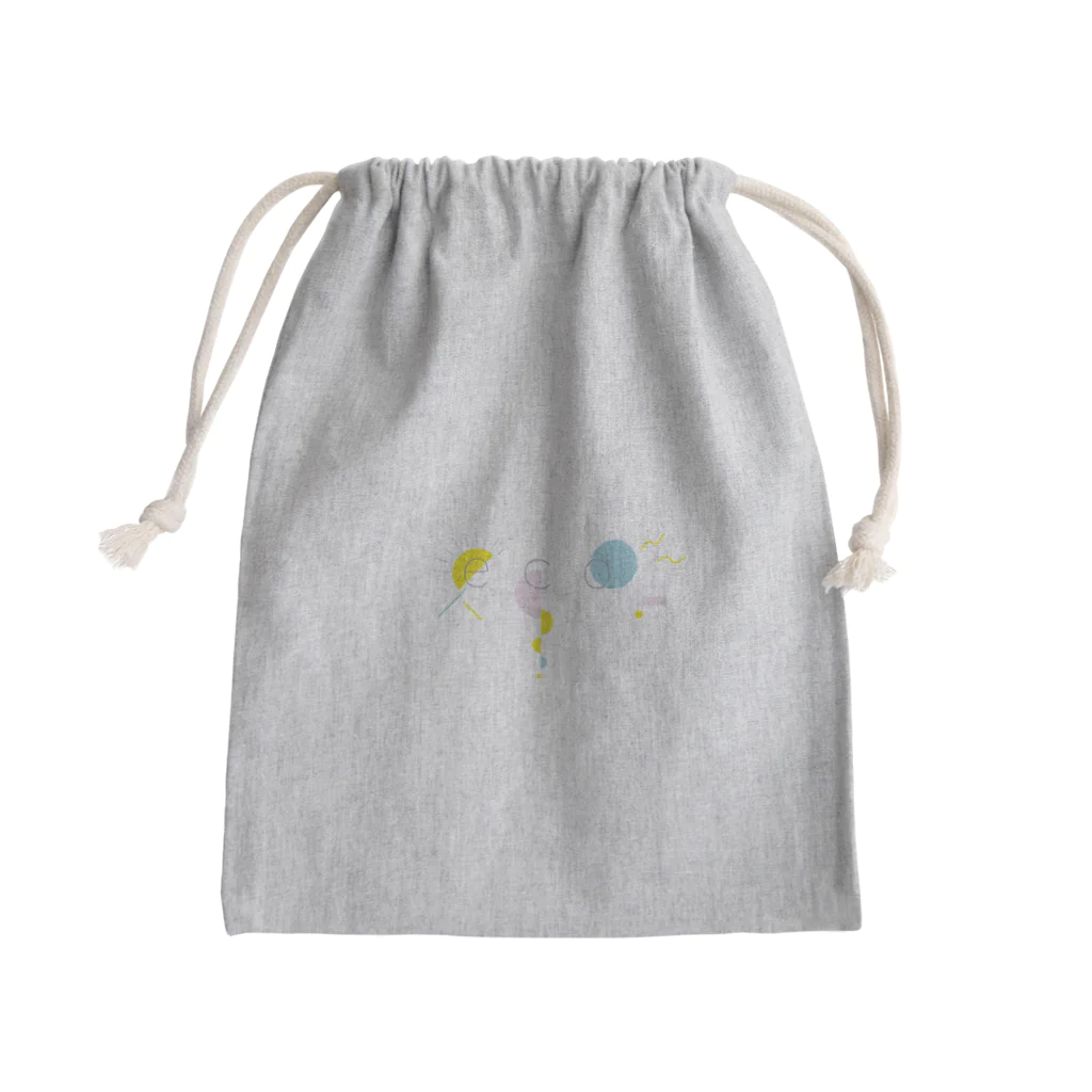 _miimiiro_のeco pastel Mini Drawstring Bag