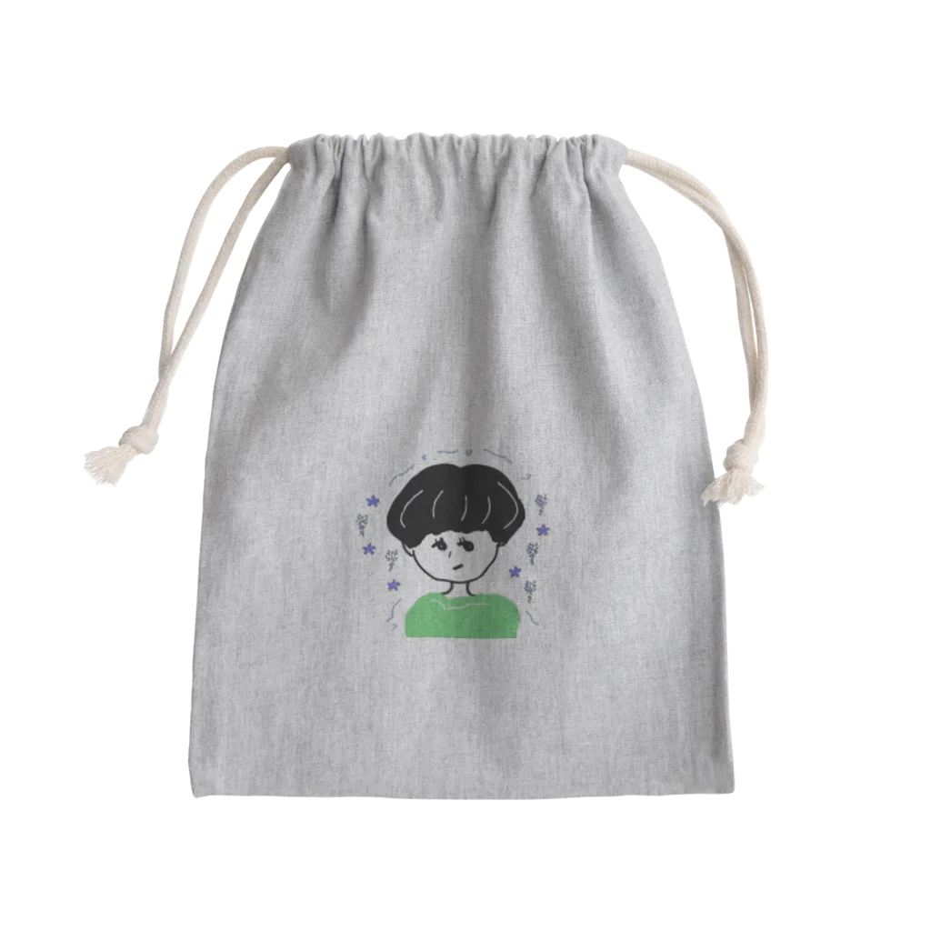 ghost clubのgirl Mini Drawstring Bag