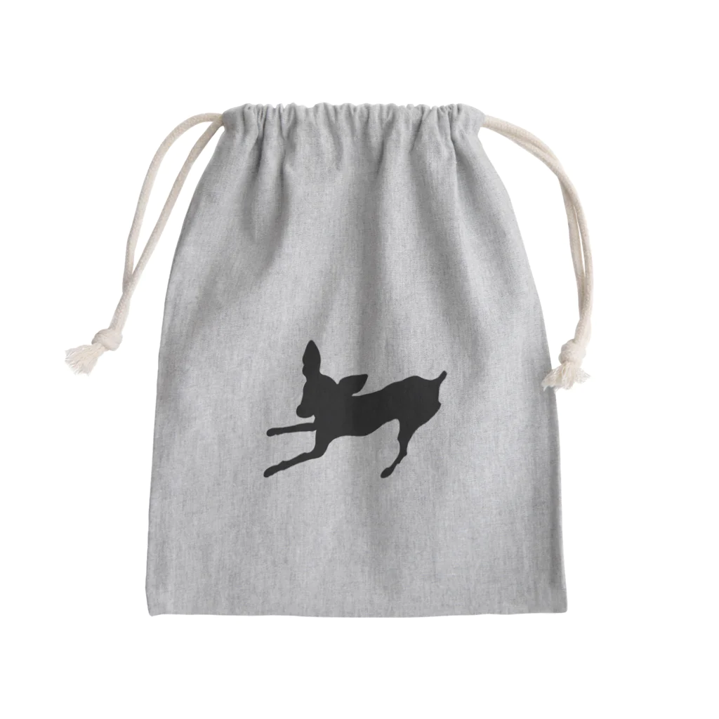 元帥 栞⋆*のミニピンのあずきちゃん Mini Drawstring Bag