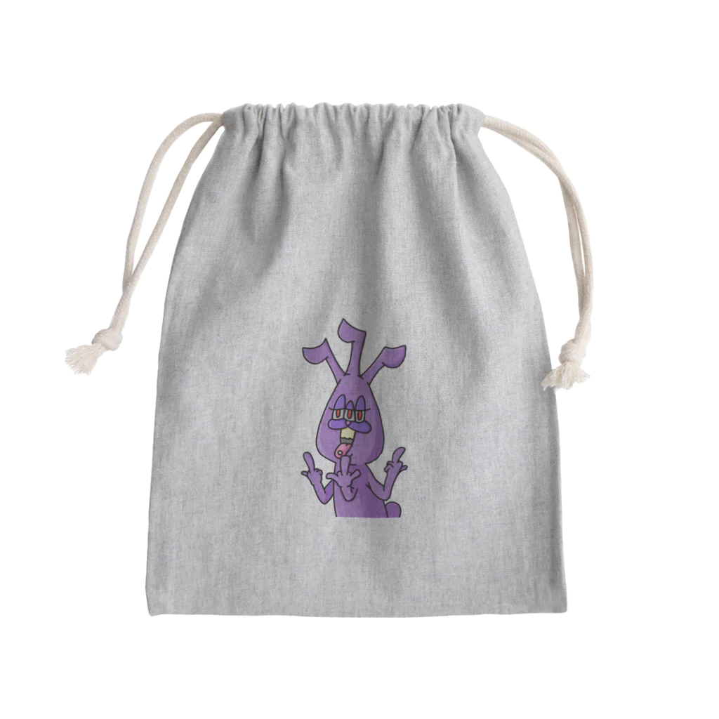 SHIBU屋 〜竹馬ロメ〜の兎兎兎 Mini Drawstring Bag