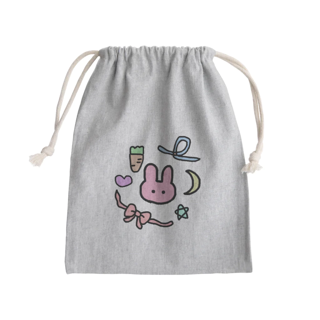 うさぎちゃんの秘密結社のうさぎ(どりーむ) Mini Drawstring Bag