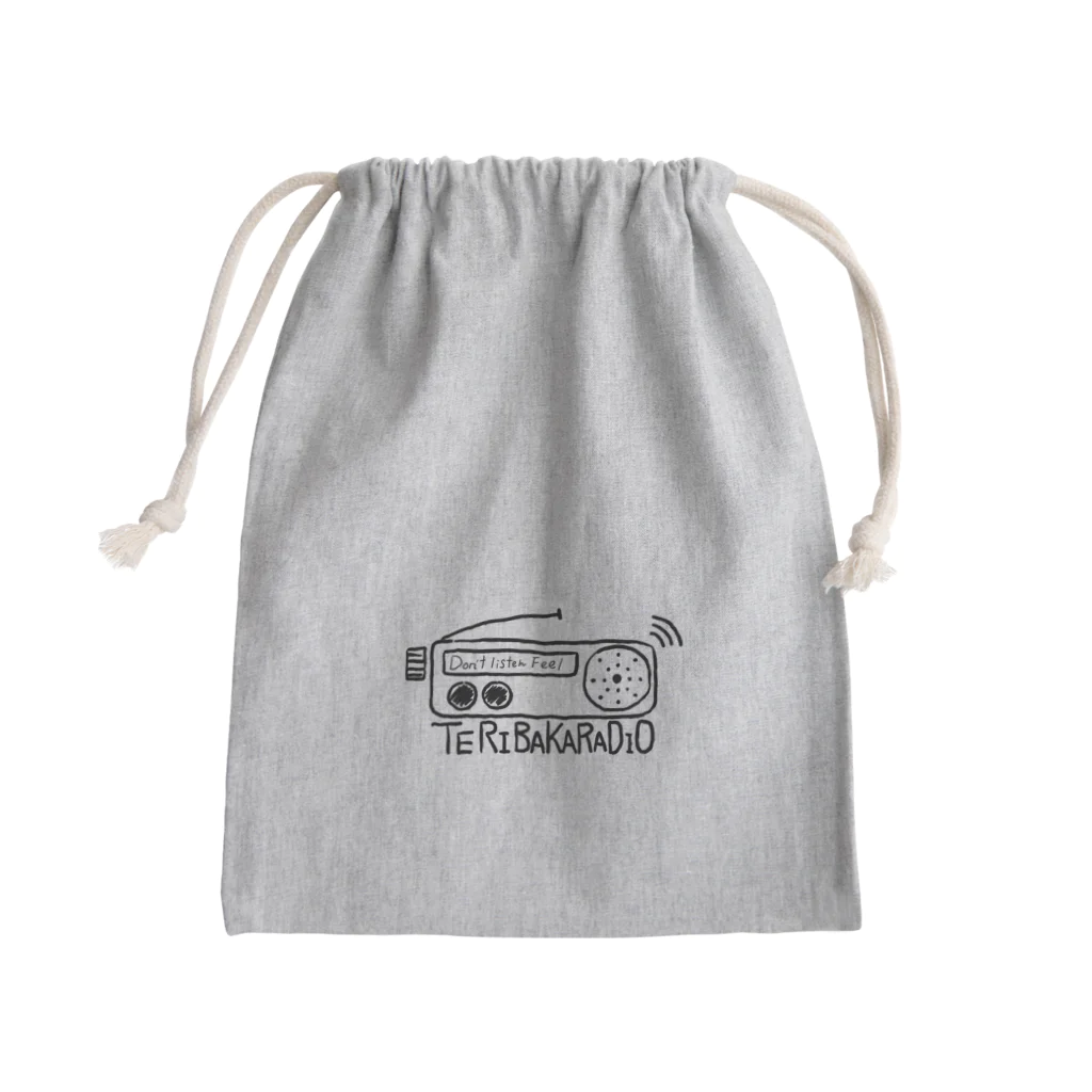 怪鳥🐧【人を必ず笑顔に！幸せのペンギン】のテリバカラジオ　ロゴグッズ Mini Drawstring Bag