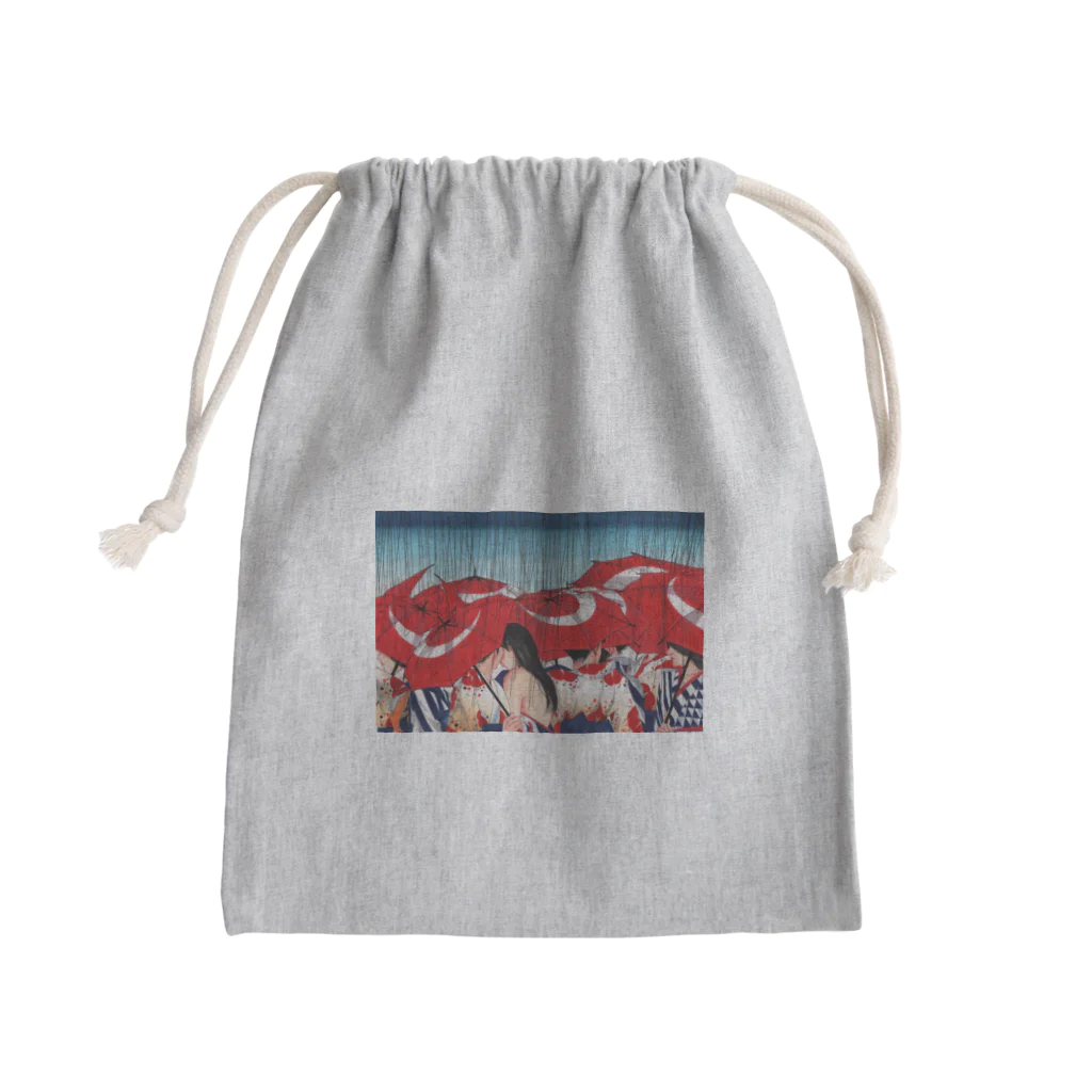 ティオの梅雨の思い出 Mini Drawstring Bag