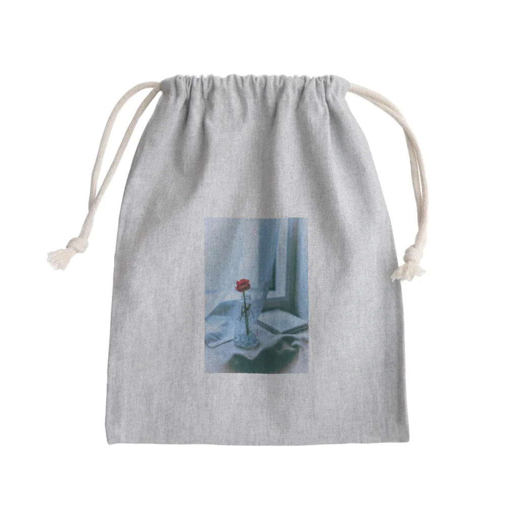 Nagiの青アンド花 Mini Drawstring Bag