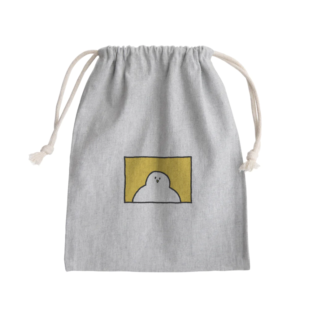 みぞぐちともやのきいてるきいてるー Mini Drawstring Bag