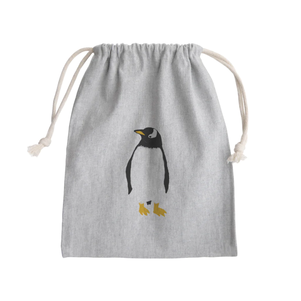 PGcafe-ペンギンカフェ-の佇むペンギン Mini Drawstring Bag