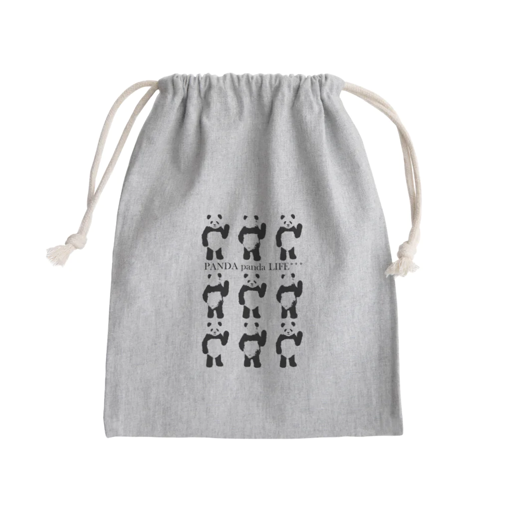 PANDA panda LIFE***の9パンダ Mini Drawstring Bag