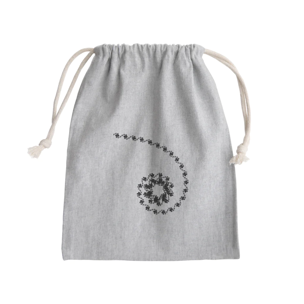 FRACTAL / フラクタルのFractal Curlicue Mini Drawstring Bag
