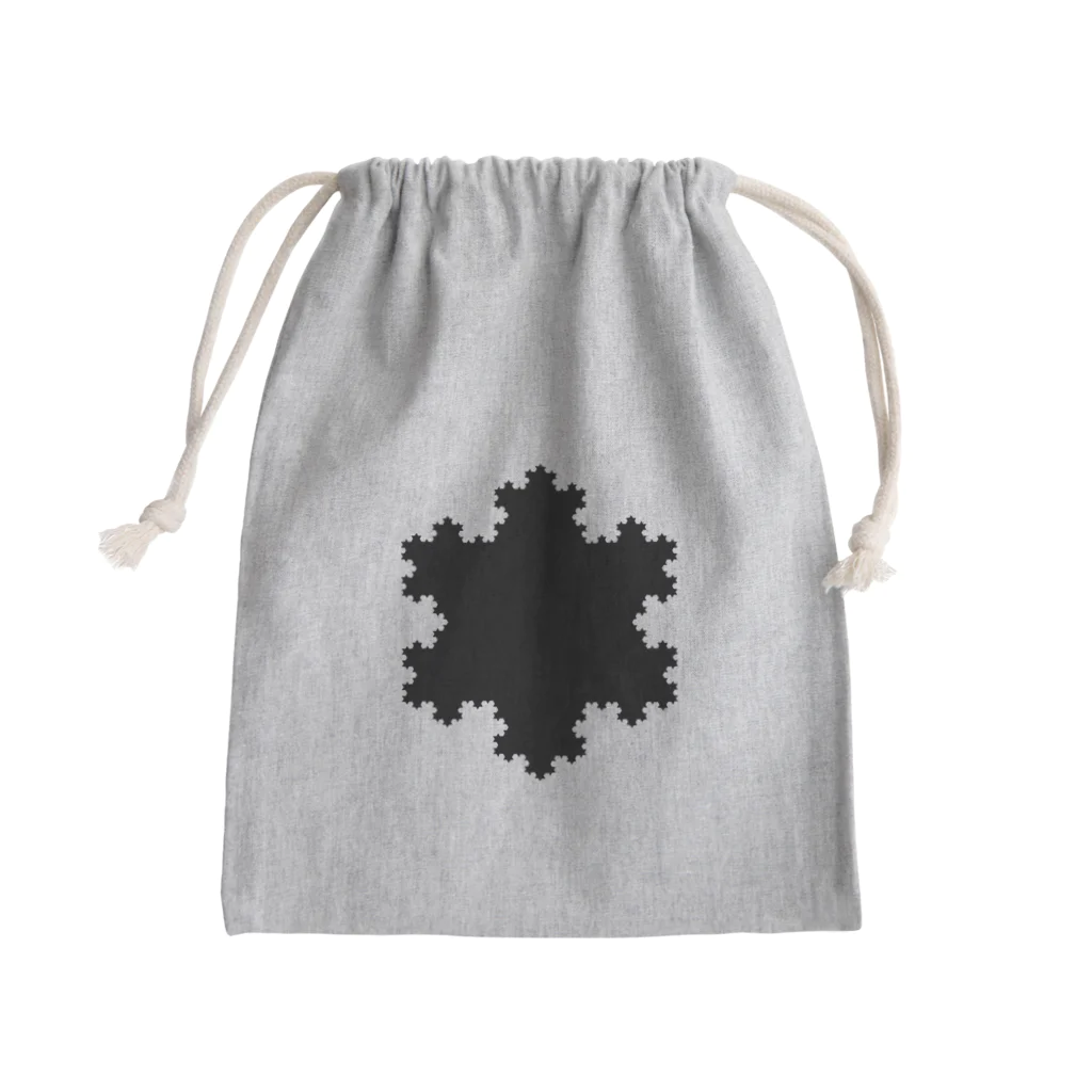 FRACTAL / フラクタルのFractal Koch Snowflake Mini Drawstring Bag