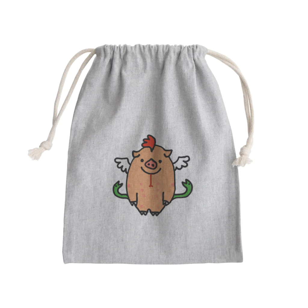 僕です。のさんどくん Mini Drawstring Bag