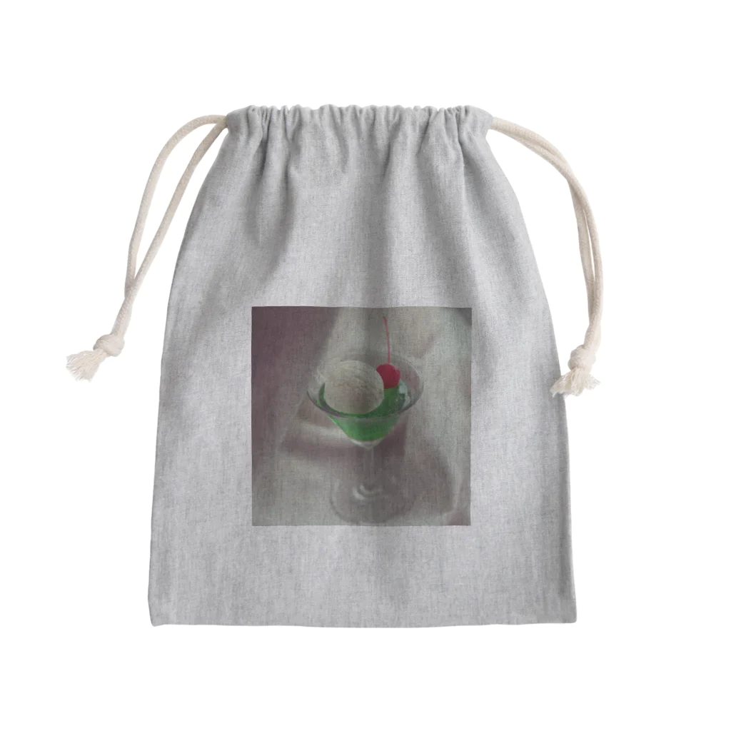 くうしんさいの窓辺のクリームソーダ Mini Drawstring Bag