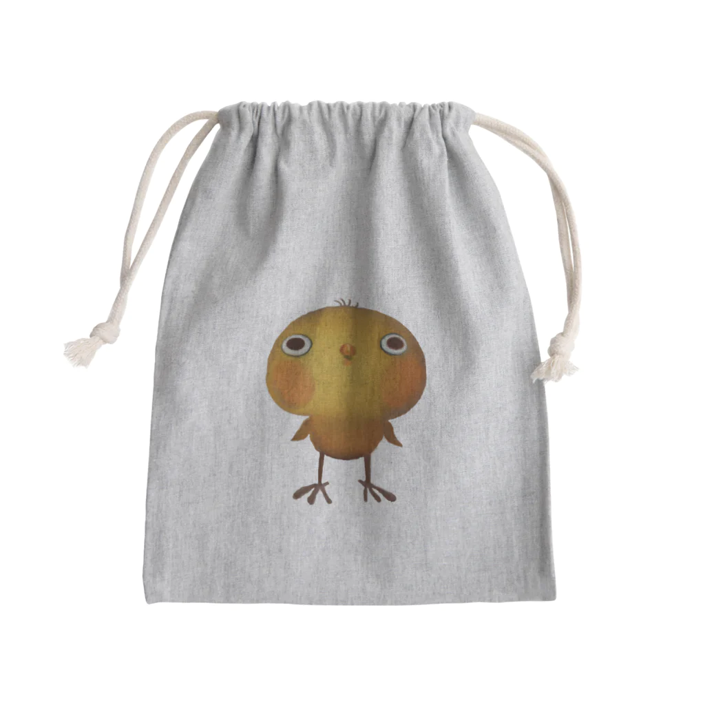 ひよ房ののびのびヒヨコ🐤ハッピー🎵 Mini Drawstring Bag