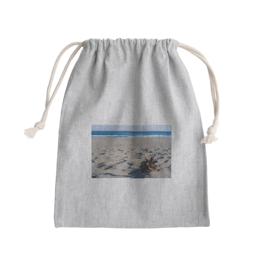 otakeの写真店の海とまつぼっくり Mini Drawstring Bag
