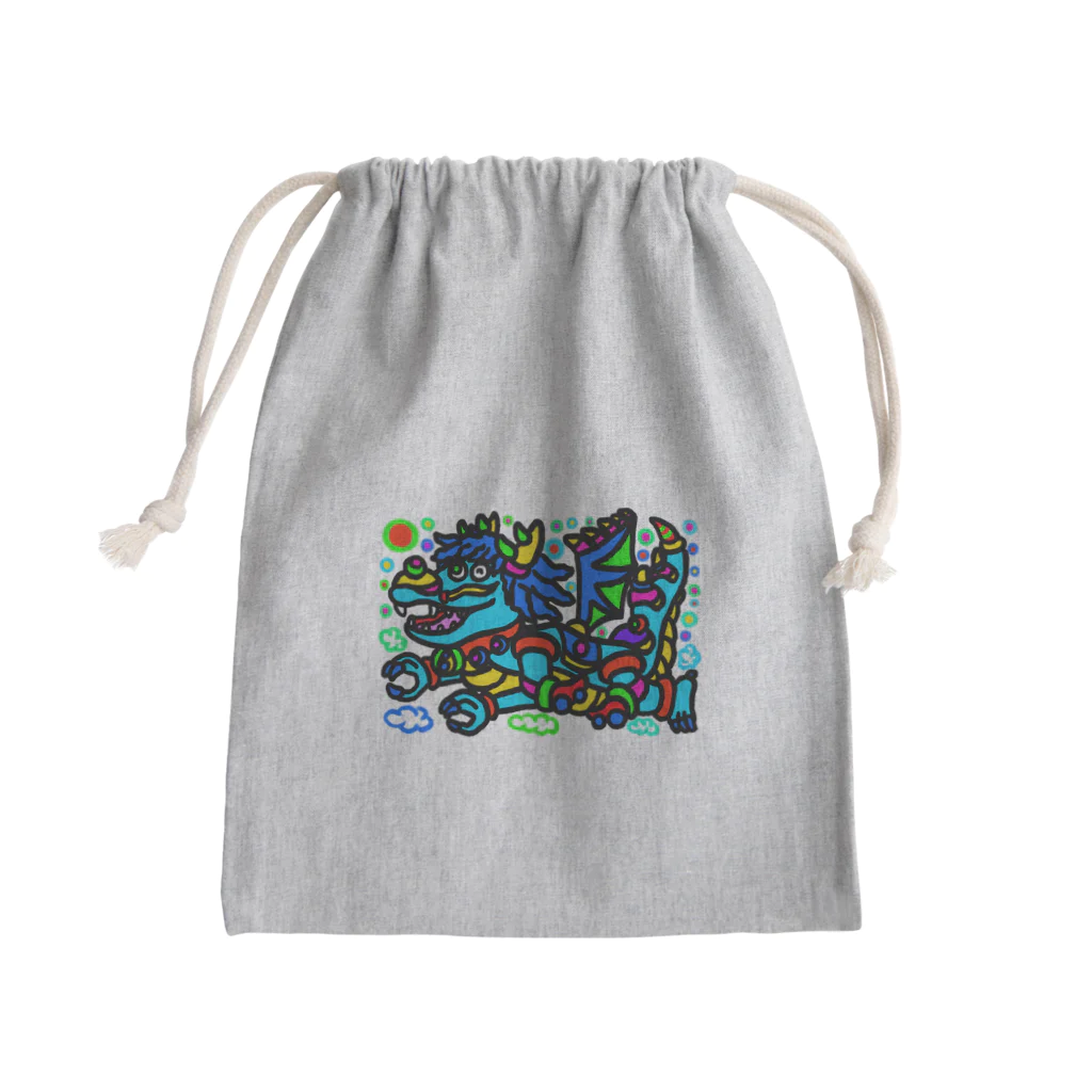 どりほぷの青龍 Mini Drawstring Bag