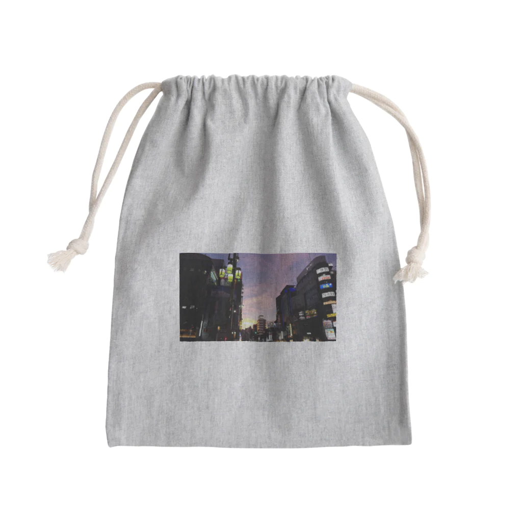 marmeladejamの街灯り Mini Drawstring Bag