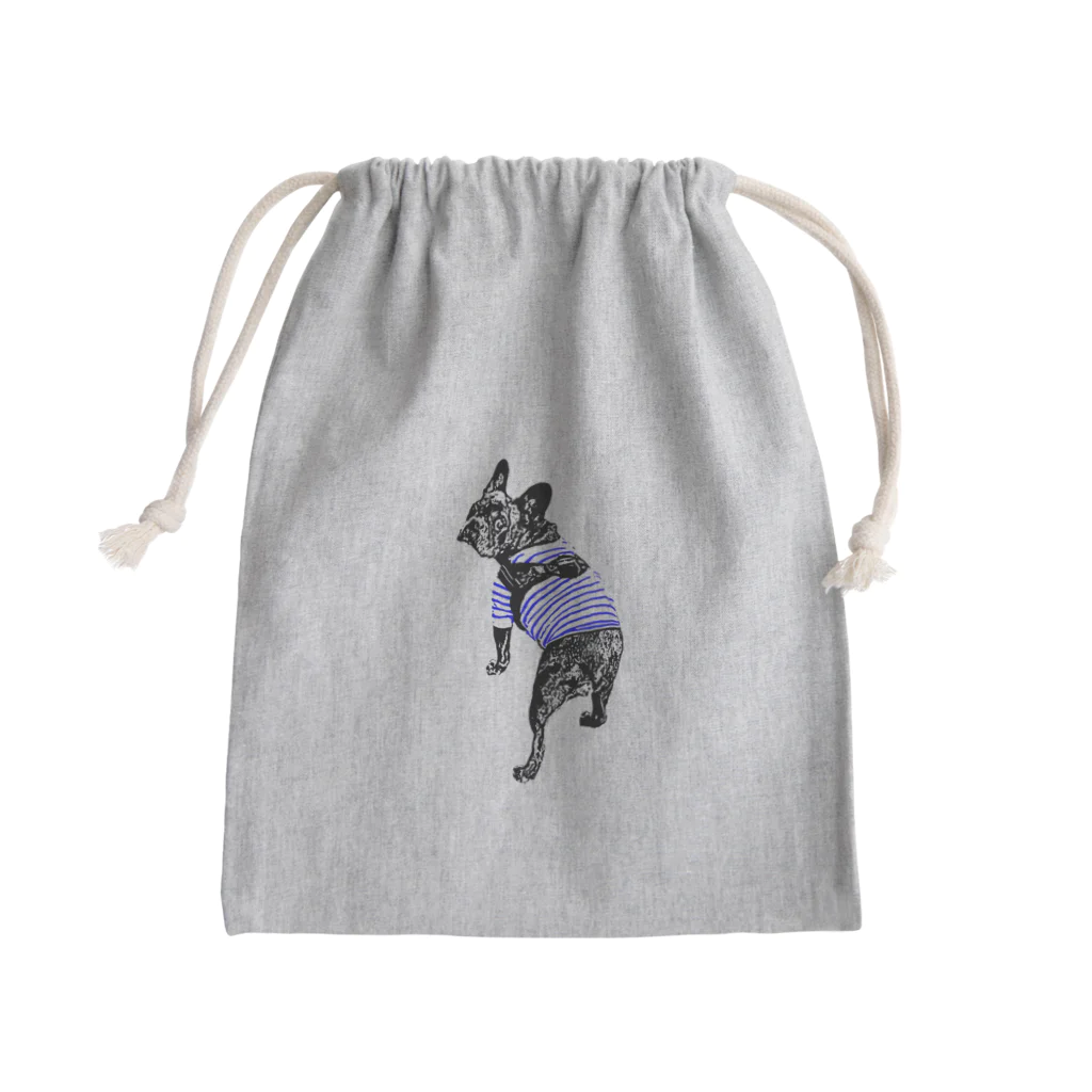 Uimariの▷furikaeru/blue Mini Drawstring Bag