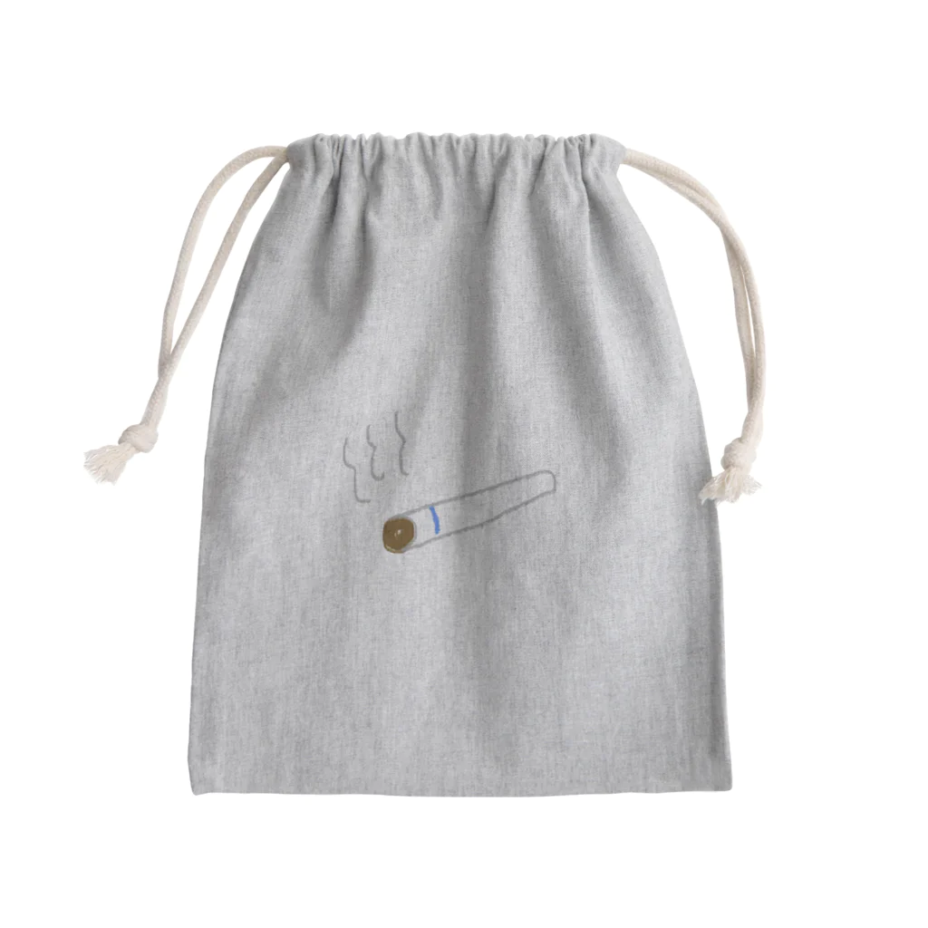 たけだムニエルのたばこ大佐のきんちゃく Mini Drawstring Bag