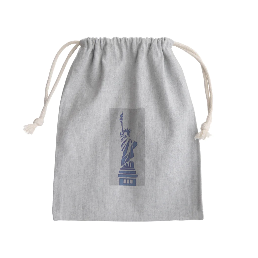 ゆったり　のんびり　ありがとうの自由の女神2 Mini Drawstring Bag