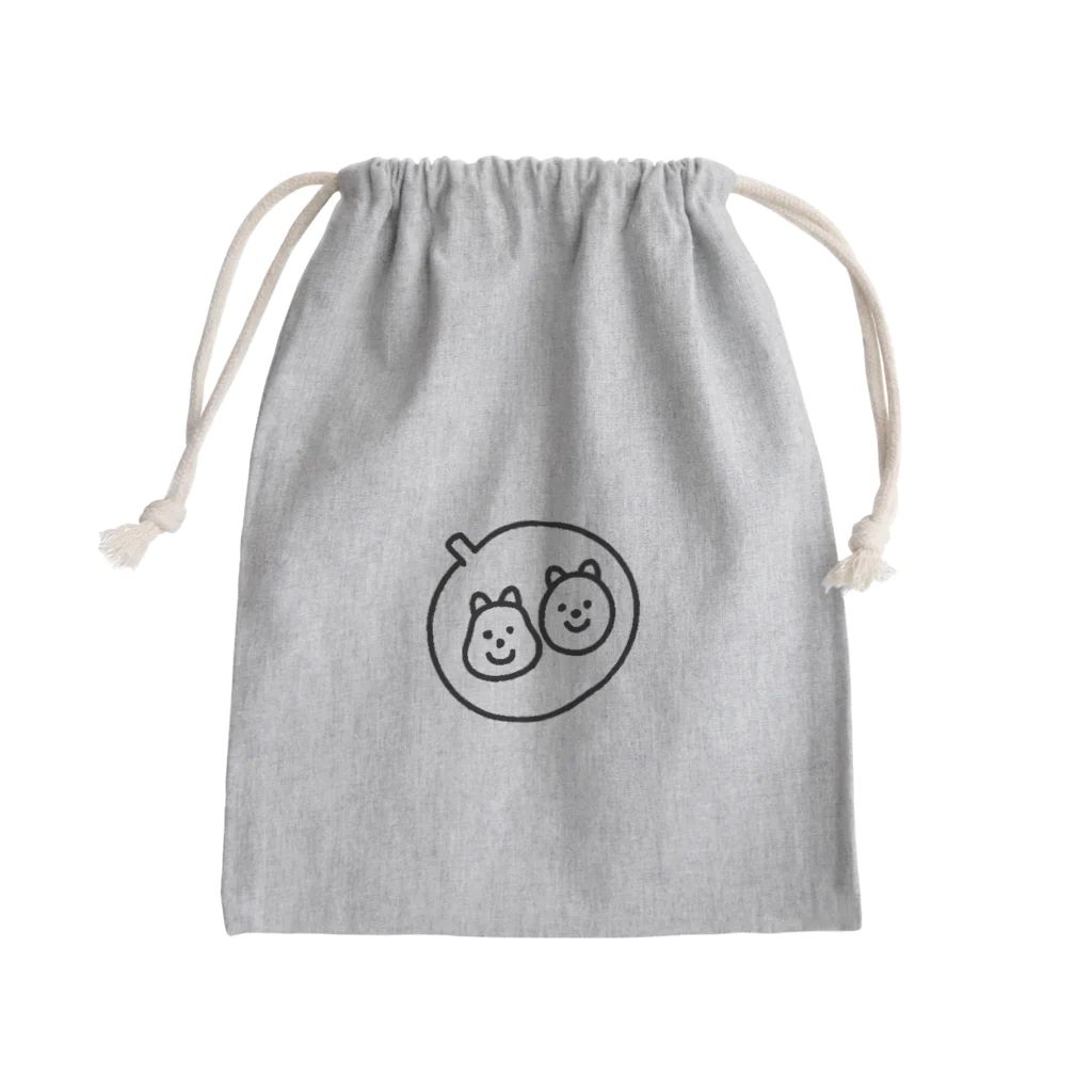 QuokkaGOODSのクオッカ　なかよし.ver Mini Drawstring Bag