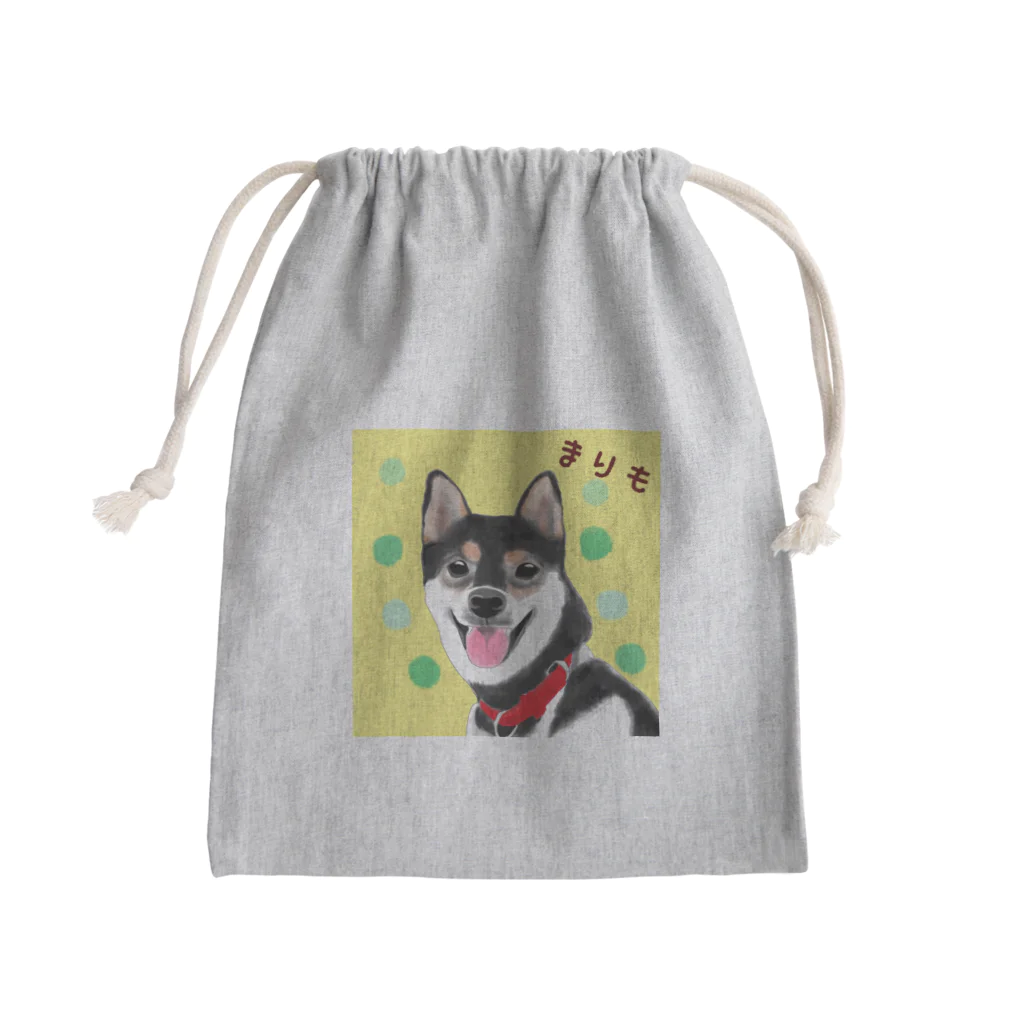 ゆらゆらSHOP (ペットのイラストをグッズにします🐾)のまりもちゃん　専用 Mini Drawstring Bag