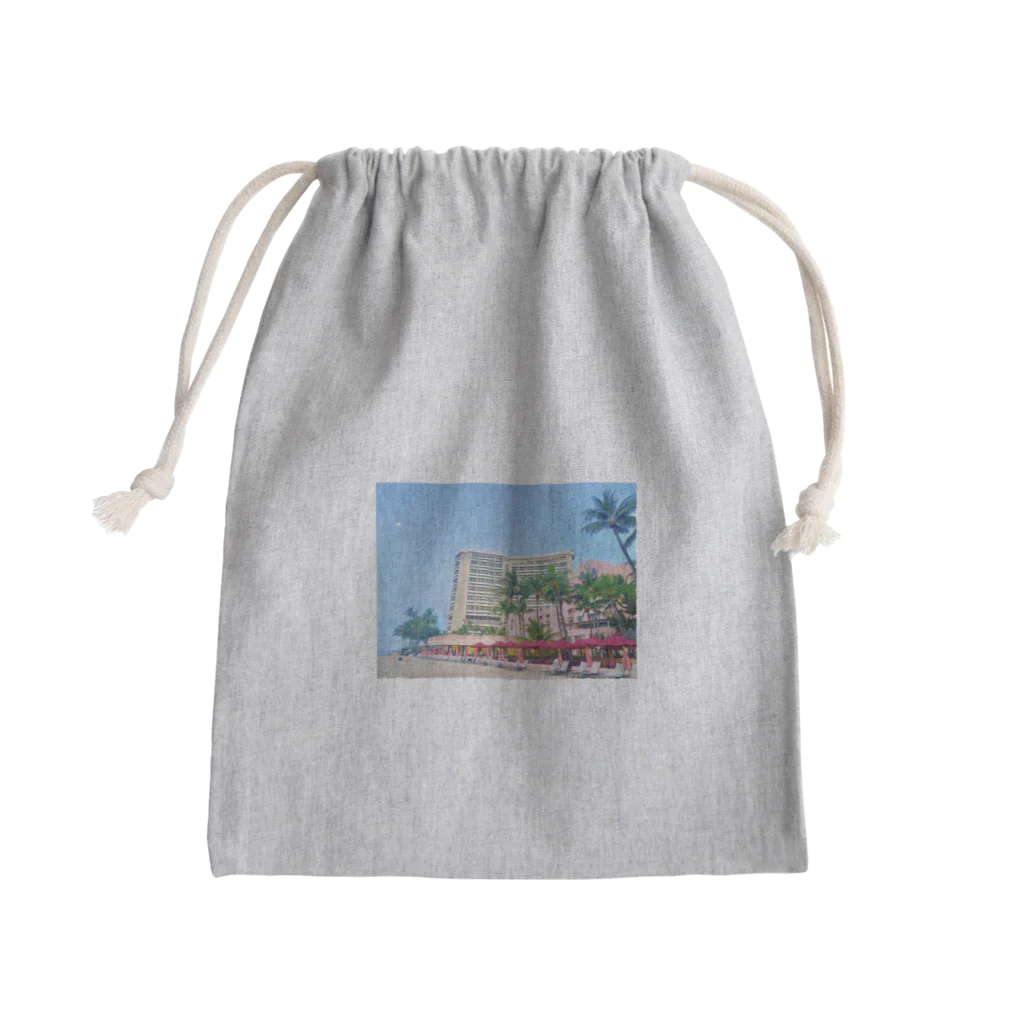 Envoyageのハワイアンビーチ Mini Drawstring Bag