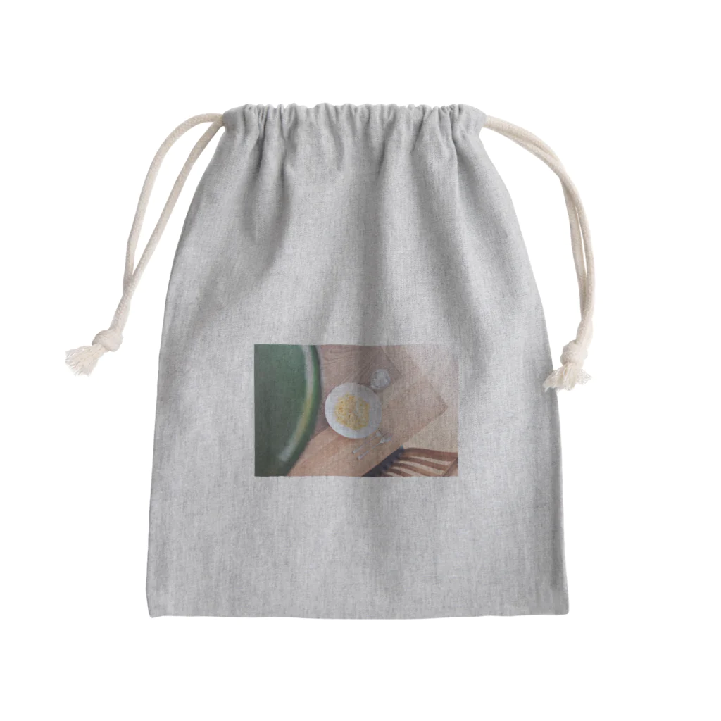 rrbSANの楽しい昼食 Mini Drawstring Bag