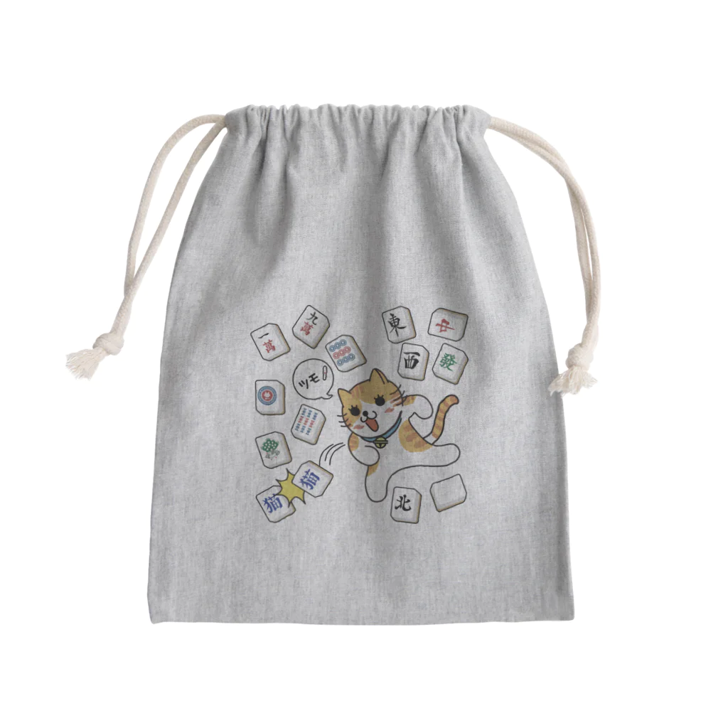 楽猫楽描しげ屋の国士無双？？ Mini Drawstring Bag