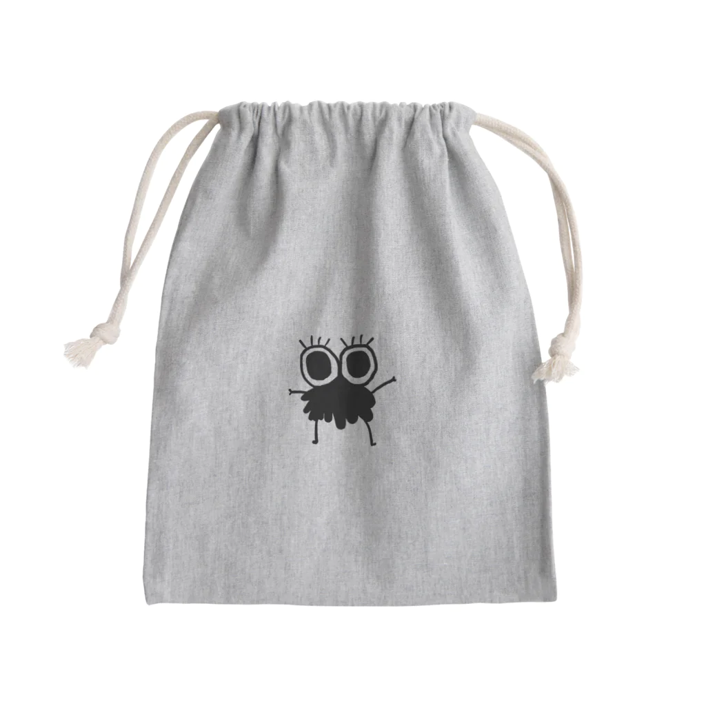 テオにゃんねる。のホコリくん Mini Drawstring Bag