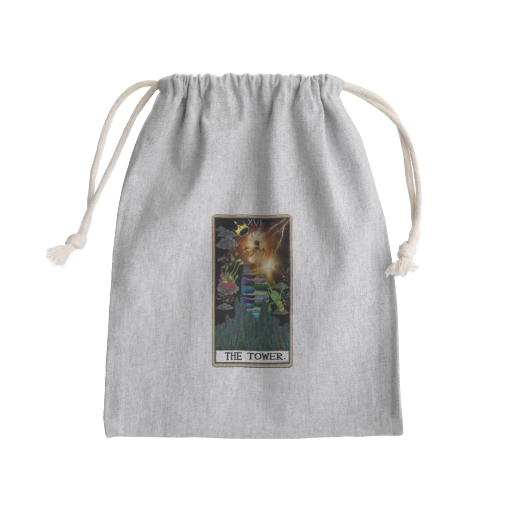 みにゃ次郎のタロットTOWERS Mini Drawstring Bag